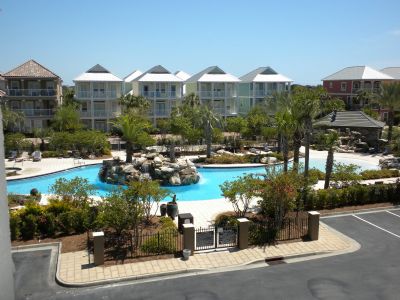 Fabulous Views of the pool from every Level