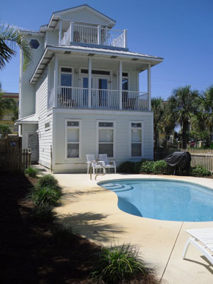 Beach home with Gulf Views