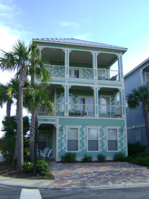 Corner lot accross from pool!