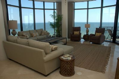 Living Room With LCD tv with Gorgeous View
