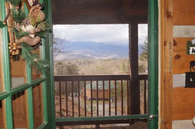 What a view from back deck door.