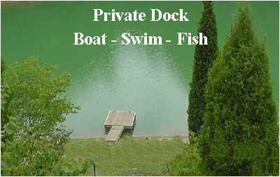 Private dock on Douglas Lake, only 10 miles from Pigeon Forge
