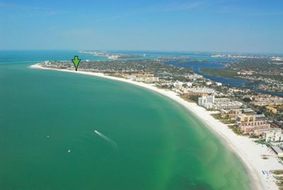 Semi private beach 