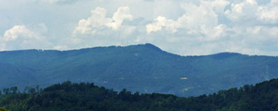View of Distant Mountains from