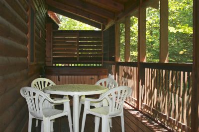 Listen to the stream from the back deck with grill and hot tub Listen to the stream from the back deck with grill and hot tub