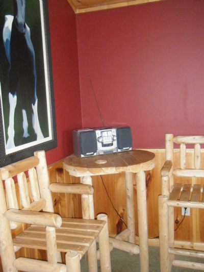 relax in the gameroom