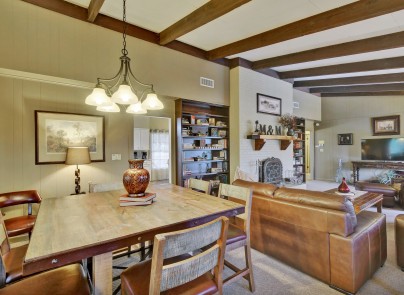 One of two family gathering areas in the home (additional gameroom on pool level below).