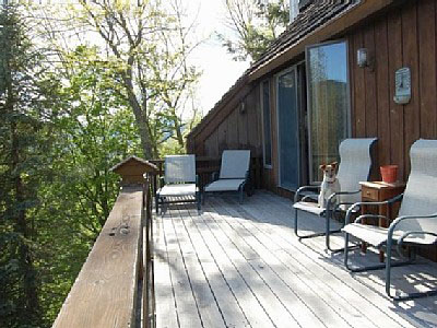 Back Deck with a view