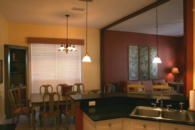 Dining area. Ktichen also has