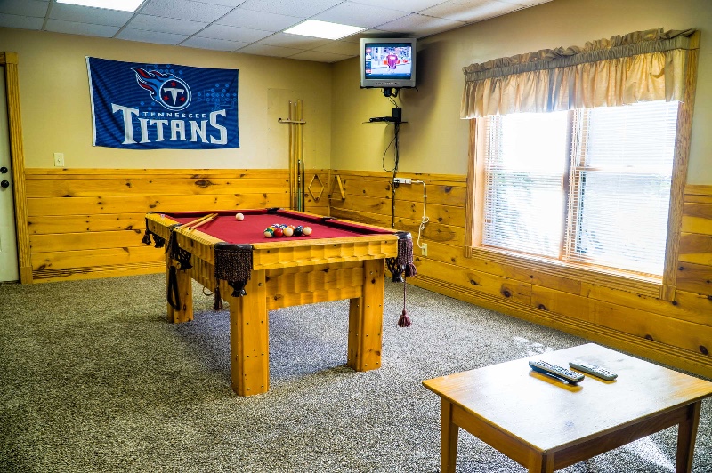 Have fun watching the game and playing pool Have fun watching the game and playing pool