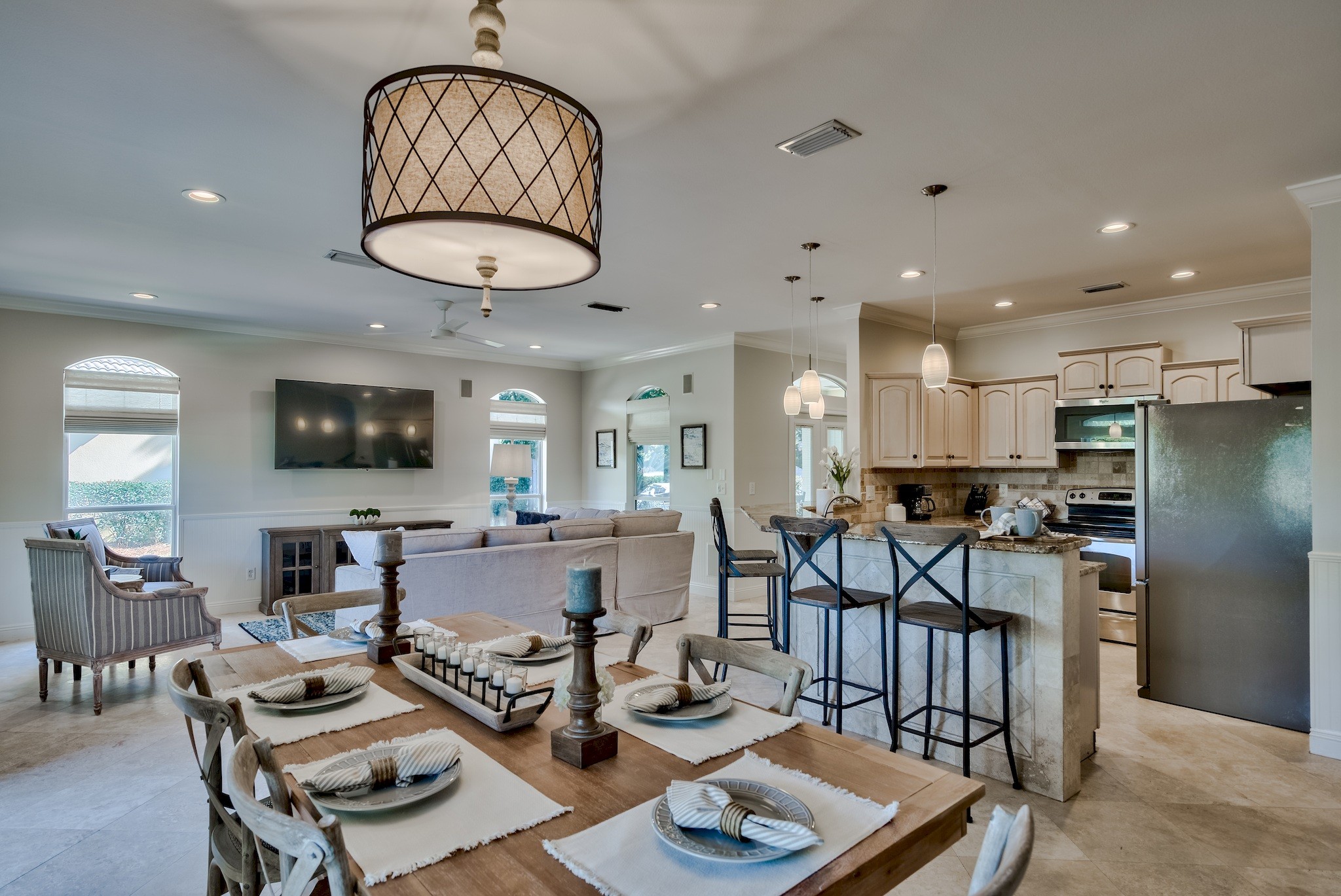 Kitchen, Granite counters, Stainless Appliances, Stone Backsplash Kitchen, Granite counters, Stainless Appliances, Stone Backsplash