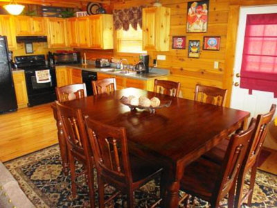 Dining Area and Full Kitchen,