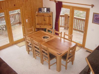 Plenty of seating for dining