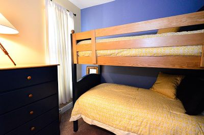 Third bedroom with bunks, TV/DVD