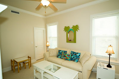 Bedroom with sleep sofa