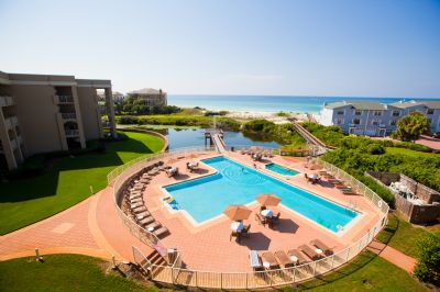 View from your spacious balcony of 408