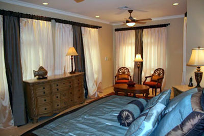 Master Bedroom Suite. King size bed. 
