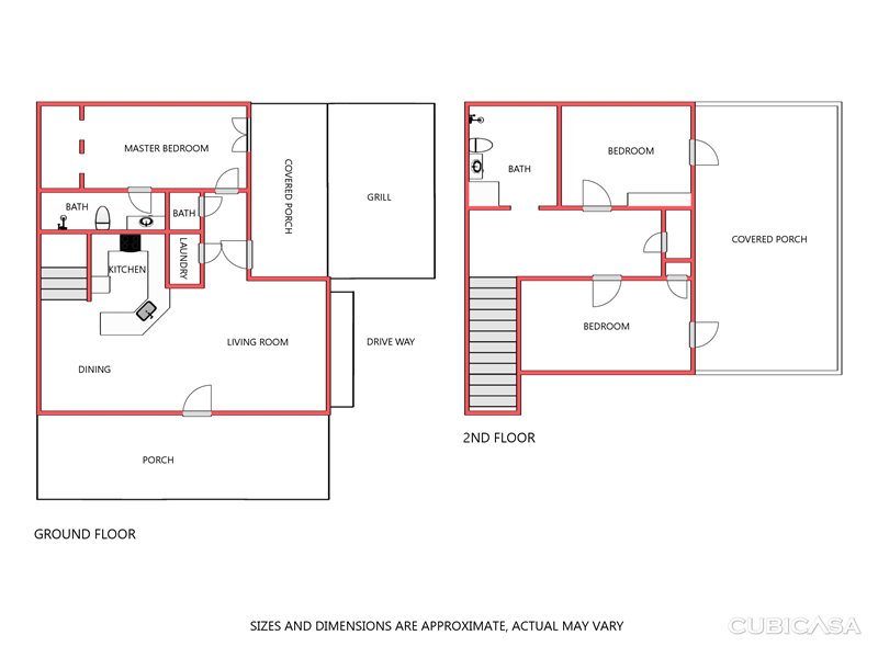 Living room has sleeper sofa,