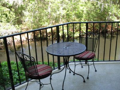 Outside Patio overlooks Lagoon