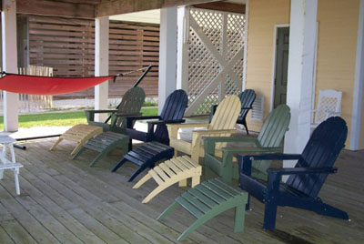 One of Lagoon-side decks