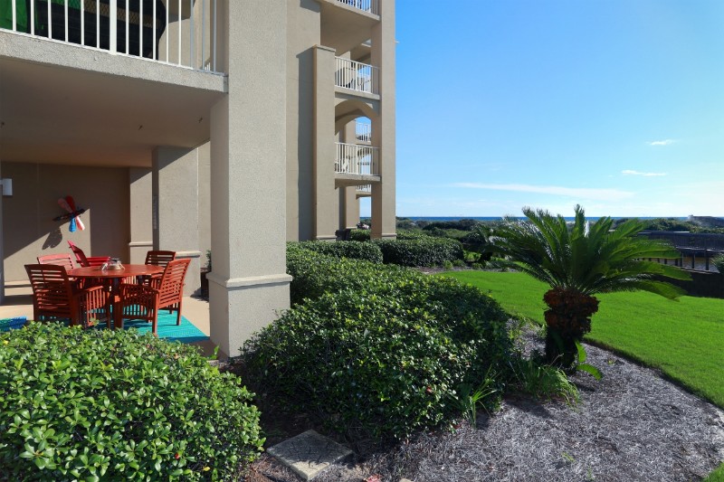 Relax poolside with gulf view