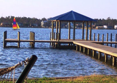 Backyard & pier