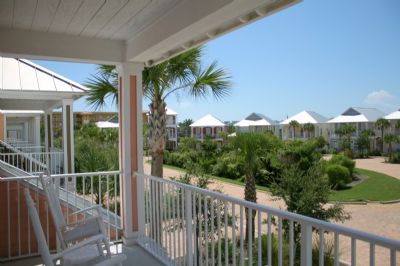 view from balcony
