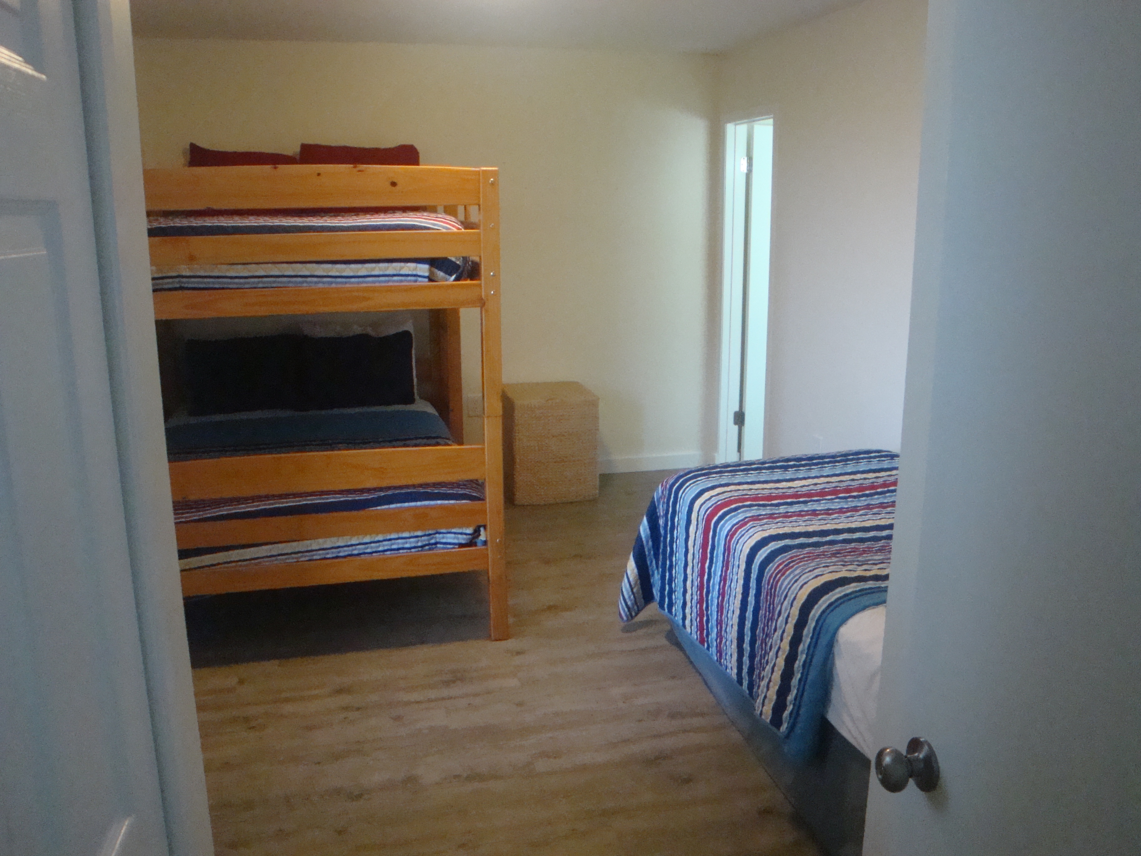 second bedroom/ double bunks+twin