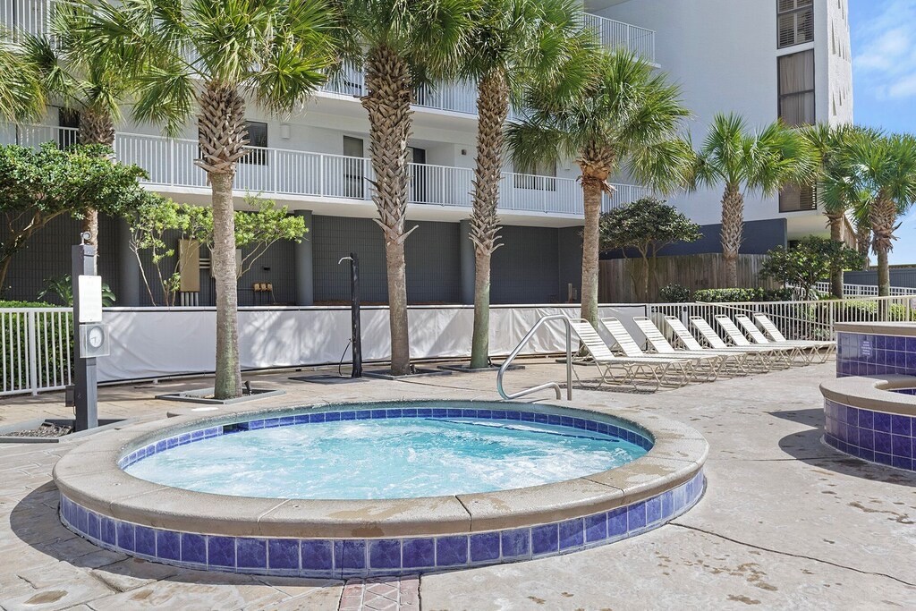 hot tub on property