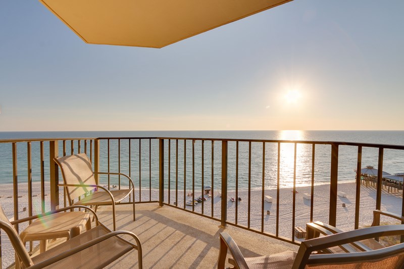 Ocean front balcony