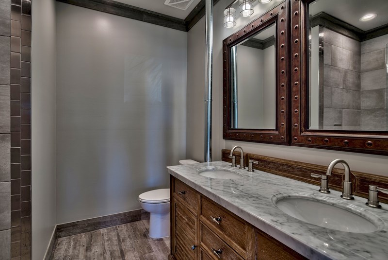 Twin Vanity Master Bathroom with walk-in Shower