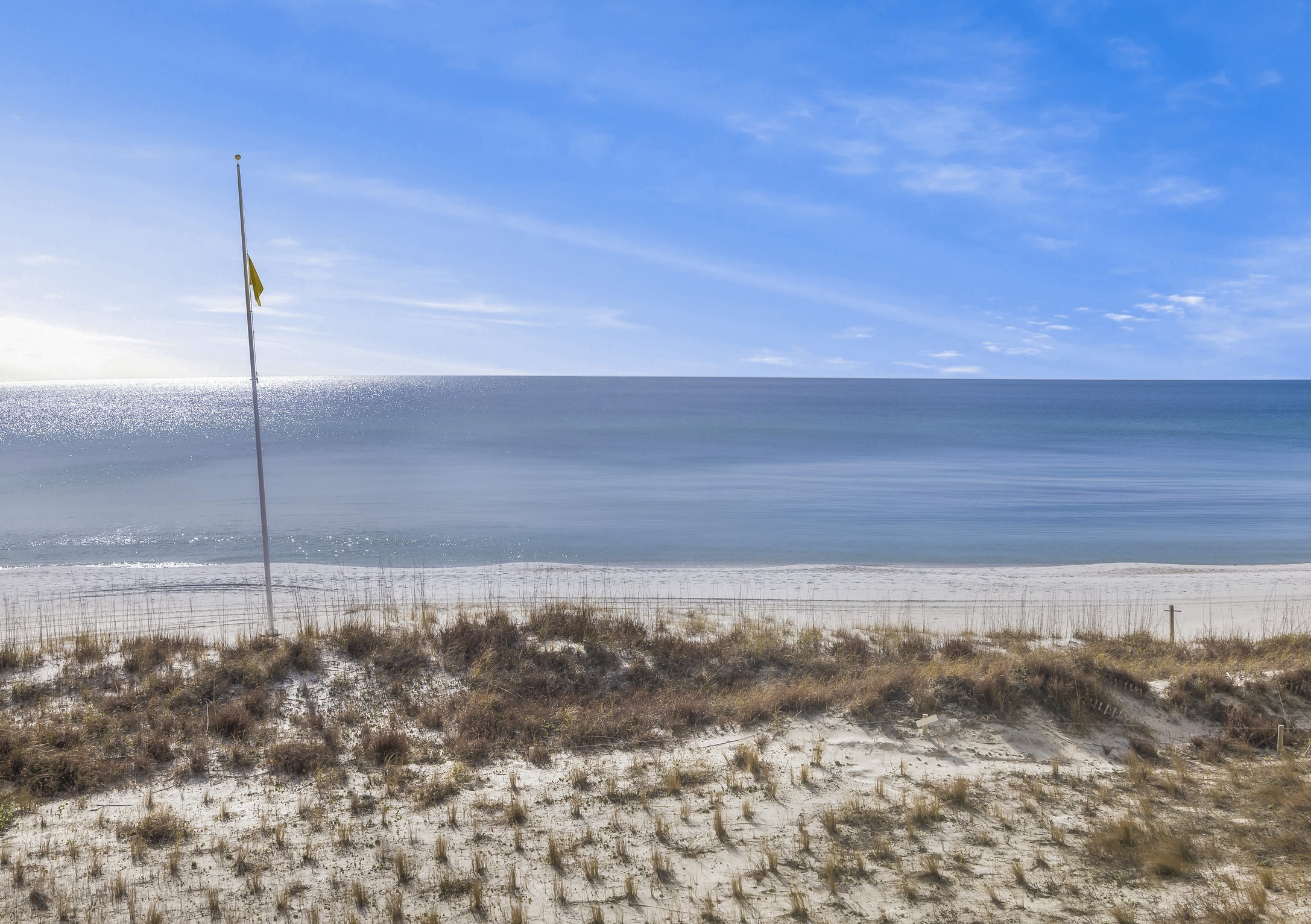 Beach view from balcony