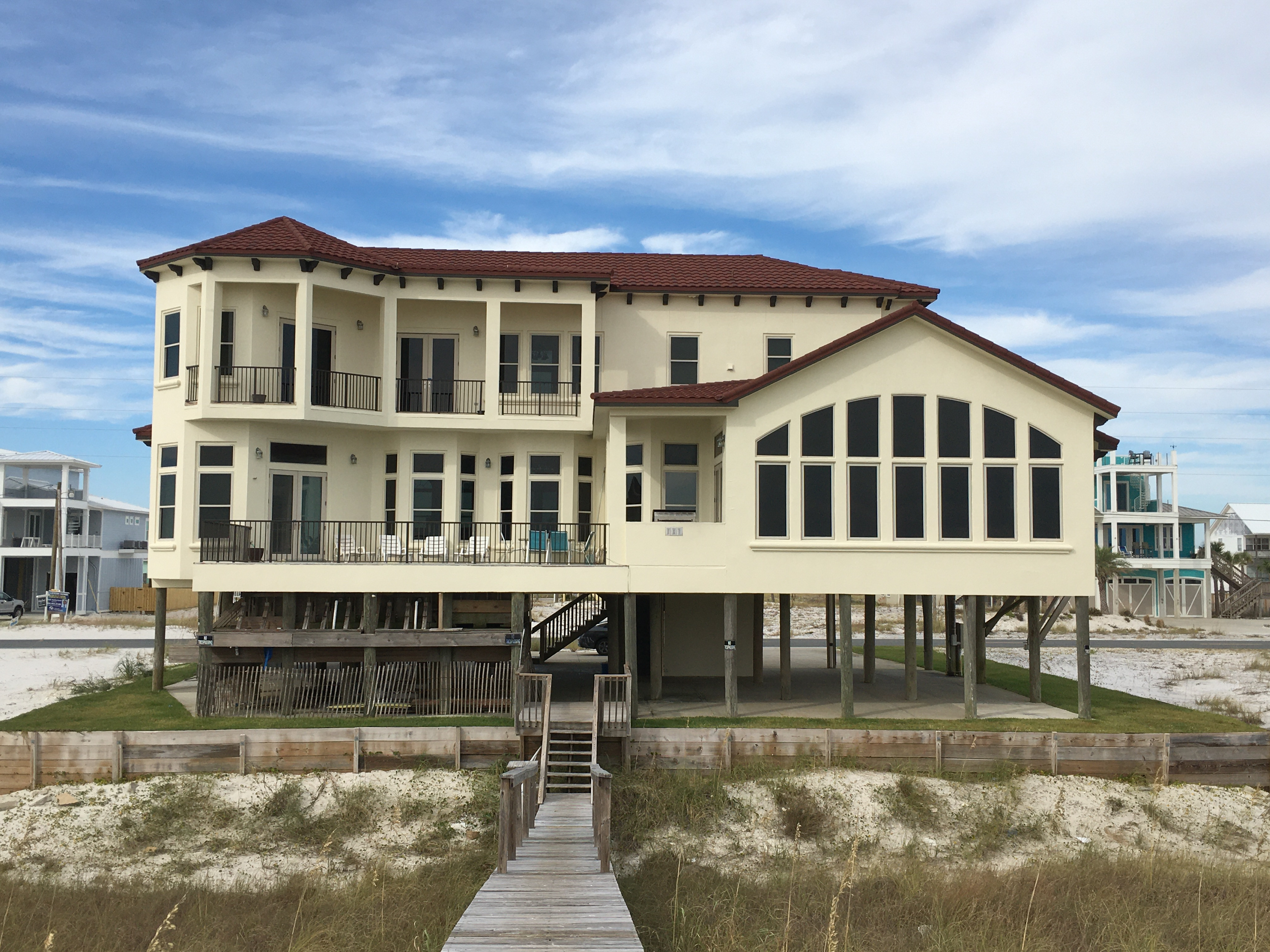 View from the Beach & the board walk