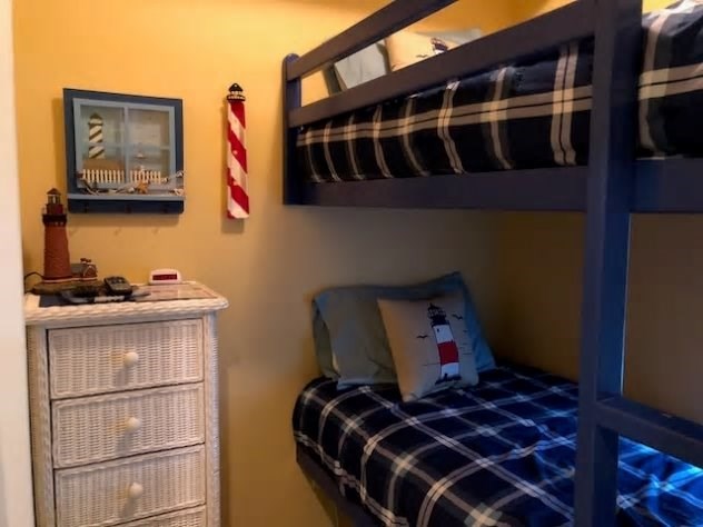 Bunk Room with twin mattresses and TV