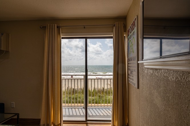 walk to to your PRIVATE deck one floor off BEACH